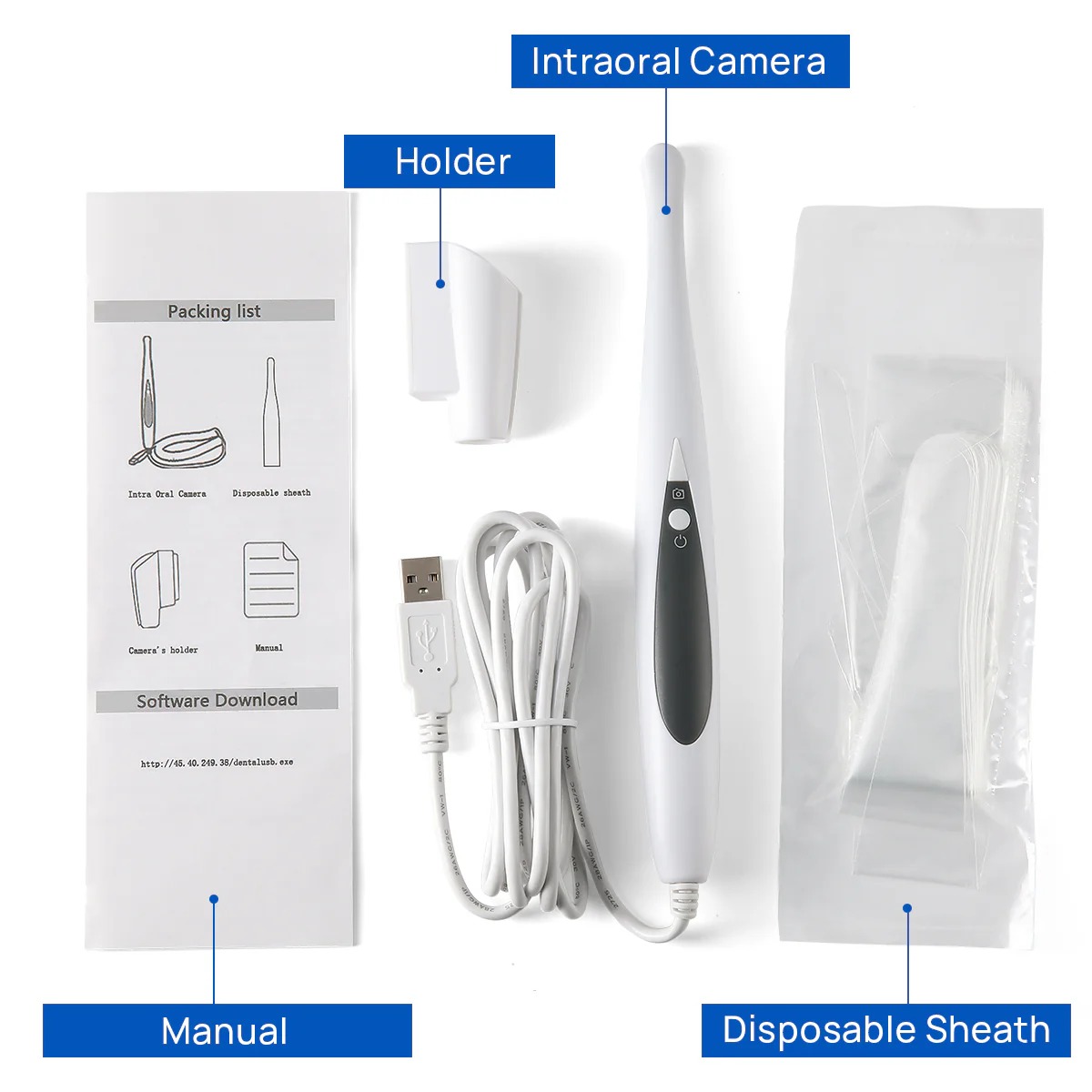 MLG CF-686A USB Dental Intraoral Camera 6 LEDs 1.3MP Pixel